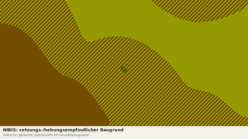 Statische Kartenansicht: NIBIS: setzungs-/hebungsempfindlicher Baugrund