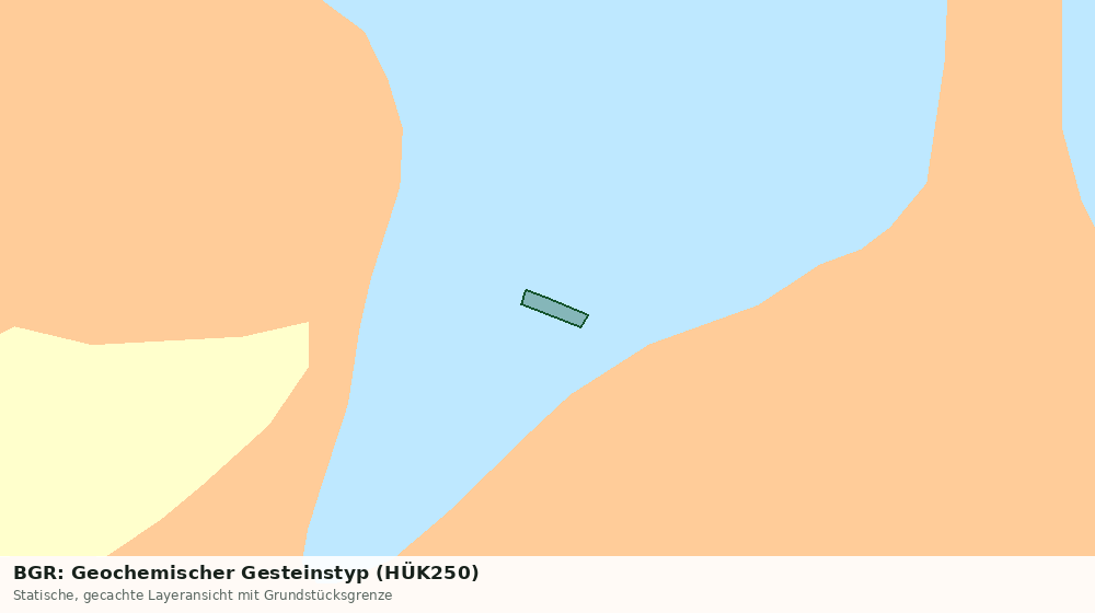 Statische Kartenansicht: BGR: Geochemischer Gesteinstyp (HÜK250)