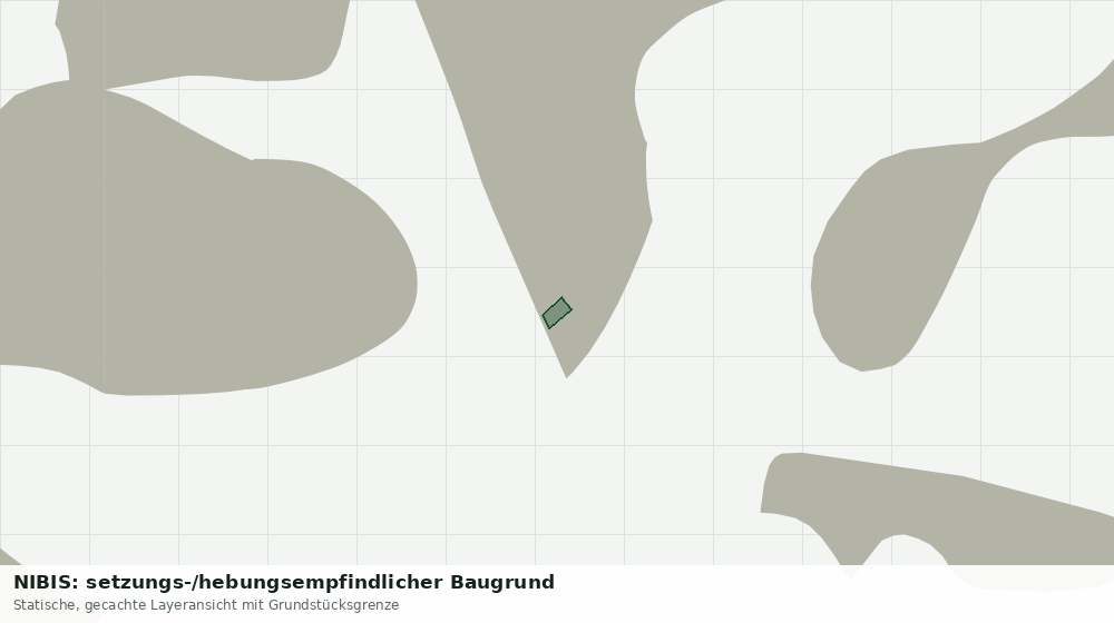 Statische Kartenansicht: NIBIS: setzungs-/hebungsempfindlicher Baugrund