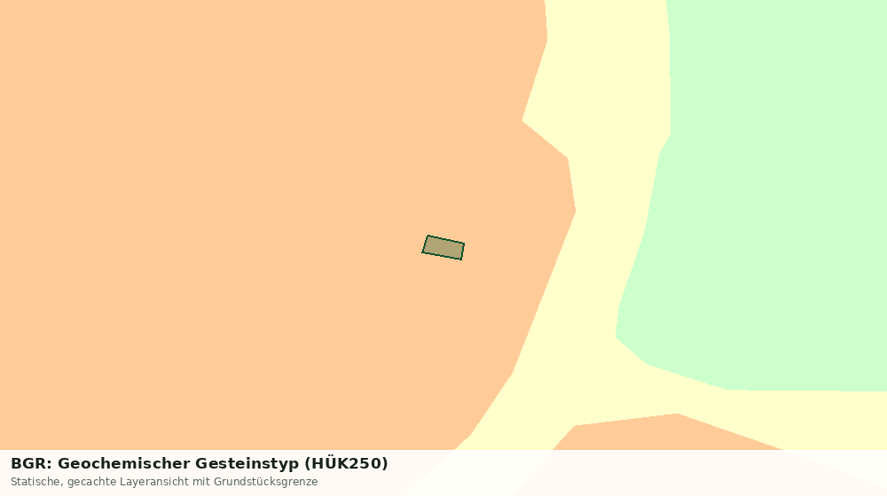 Statische Kartenansicht: BGR: Geochemischer Gesteinstyp (HÜK250)