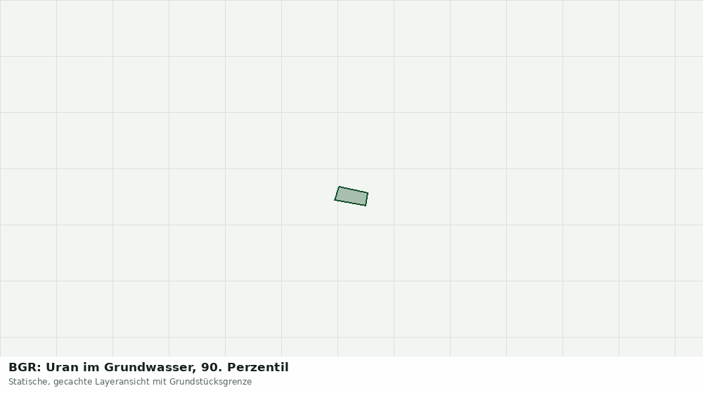 Statische Kartenansicht: BGR: Uran im Grundwasser, 90. Perzentil