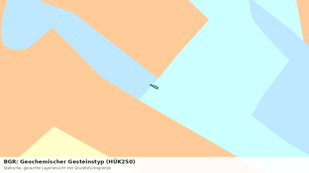 Statische Kartenansicht: BGR: Geochemischer Gesteinstyp (HÜK250)