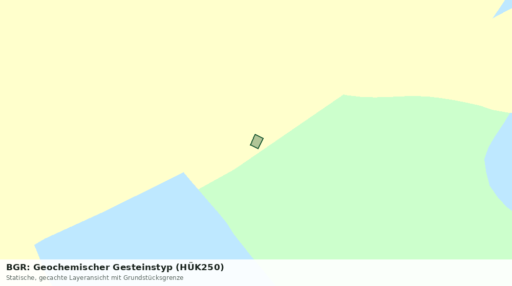 Statische Kartenansicht: BGR: Geochemischer Gesteinstyp (HÜK250)