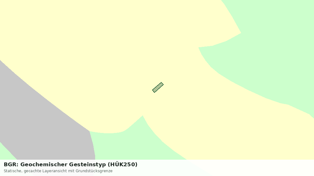 Statische Kartenansicht: BGR: Geochemischer Gesteinstyp (HÜK250)