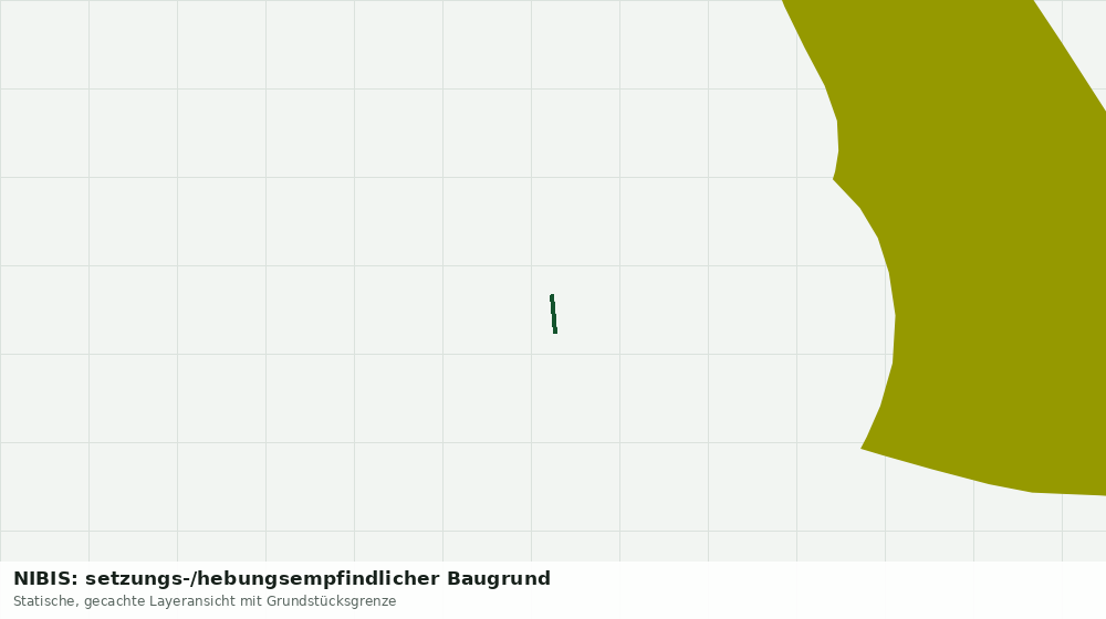 Statische Kartenansicht: NIBIS: setzungs-/hebungsempfindlicher Baugrund