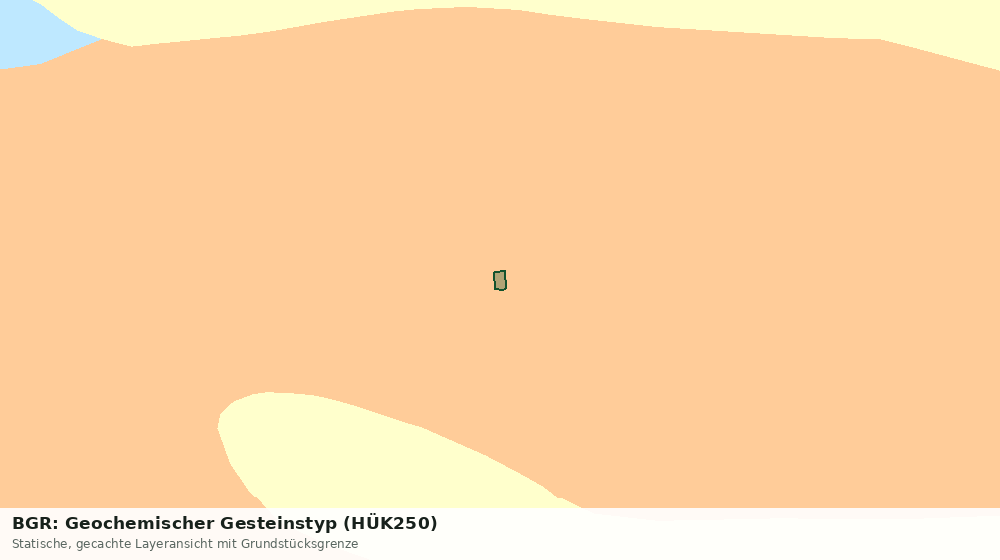 Statische Kartenansicht: BGR: Geochemischer Gesteinstyp (HÜK250)