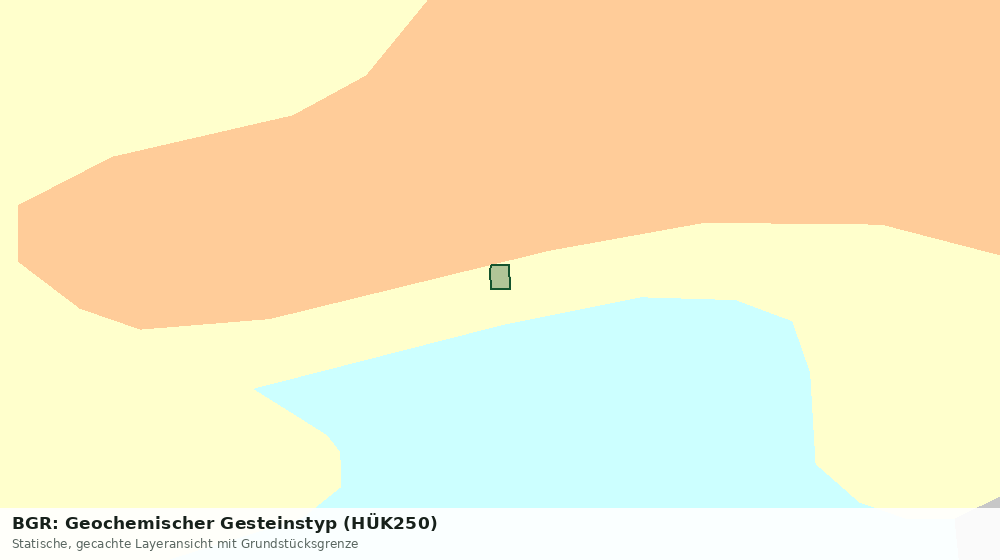 Statische Kartenansicht: BGR: Geochemischer Gesteinstyp (HÜK250)