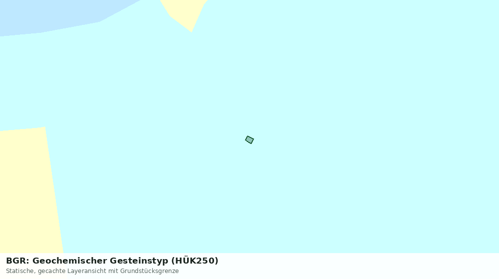 Statische Kartenansicht: BGR: Geochemischer Gesteinstyp (HÜK250)