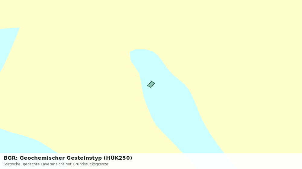 Statische Kartenansicht: BGR: Geochemischer Gesteinstyp (HÜK250)