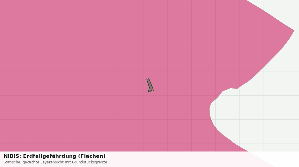 Statische Kartenansicht: NIBIS: Erdfallgefährdung (Flächen)