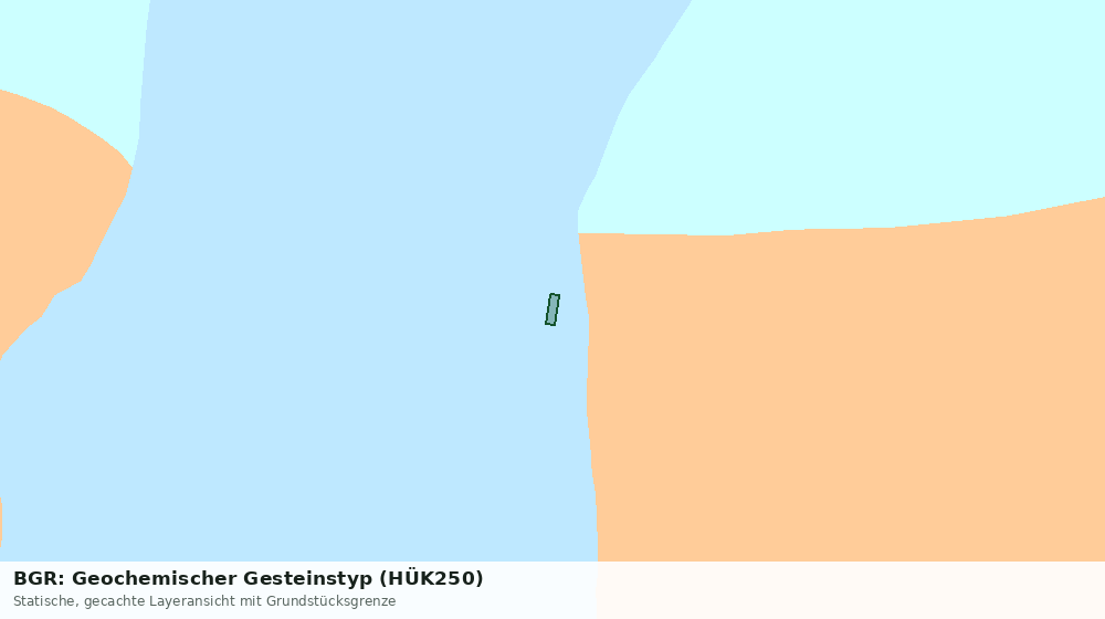 Statische Kartenansicht: BGR: Geochemischer Gesteinstyp (HÜK250)