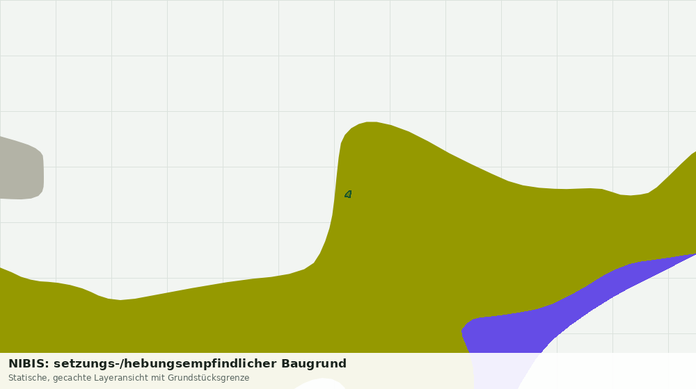 Statische Kartenansicht: NIBIS: setzungs-/hebungsempfindlicher Baugrund