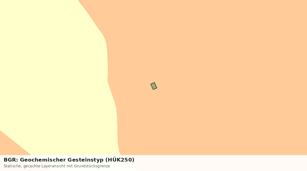 Statische Kartenansicht: BGR: Geochemischer Gesteinstyp (HÜK250)