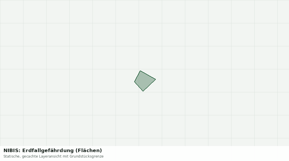 Statische Kartenansicht: NIBIS: Erdfallgefährdung (Flächen)