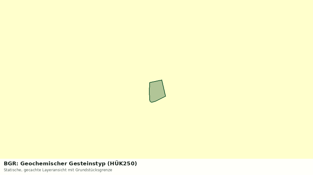 Statische Kartenansicht: BGR: Geochemischer Gesteinstyp (HÜK250)
