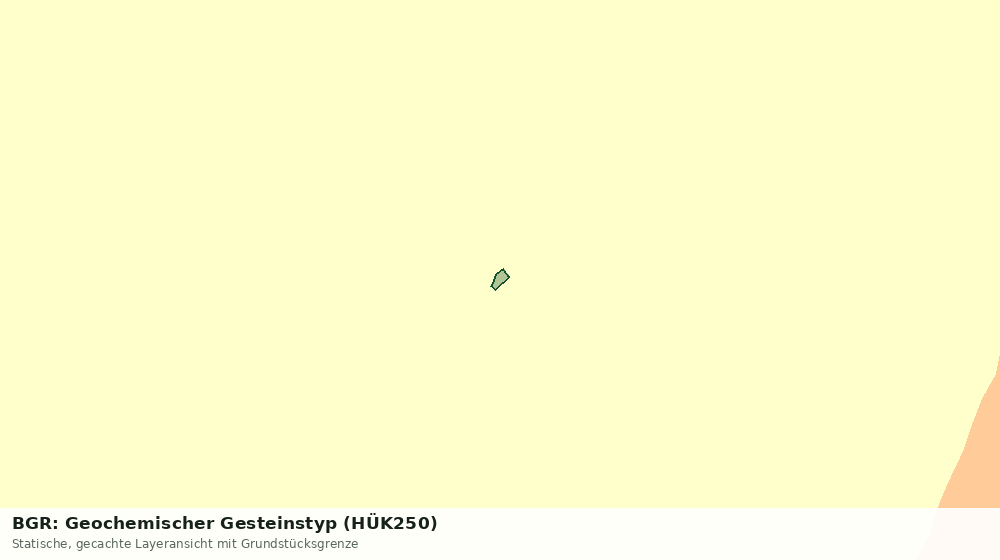 Statische Kartenansicht: BGR: Geochemischer Gesteinstyp (HÜK250)
