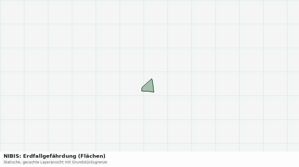 Statische Kartenansicht: NIBIS: Erdfallgefährdung (Flächen)
