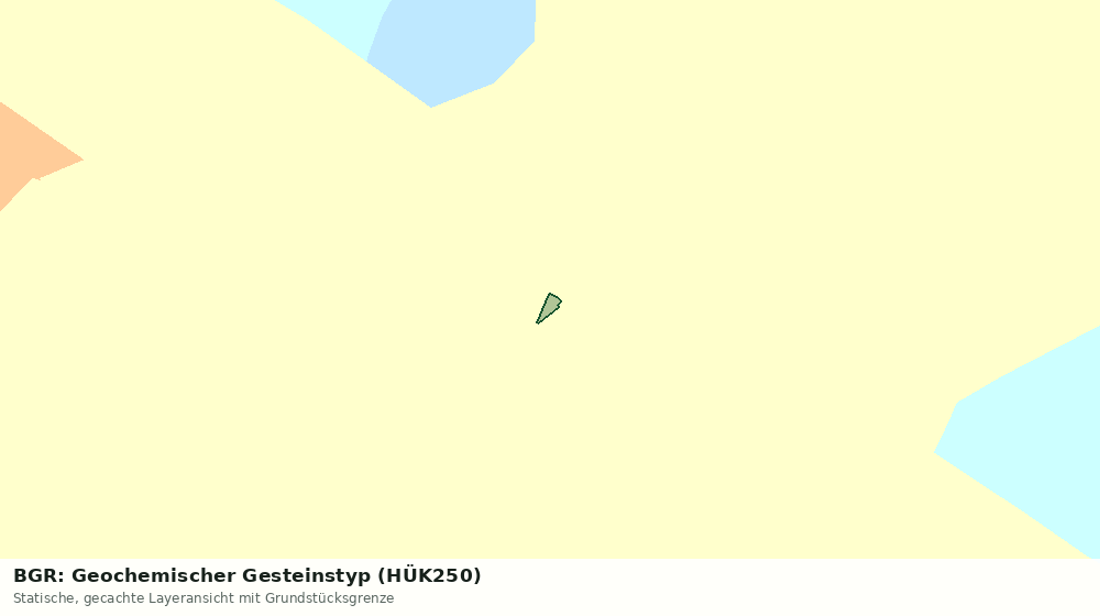 Statische Kartenansicht: BGR: Geochemischer Gesteinstyp (HÜK250)