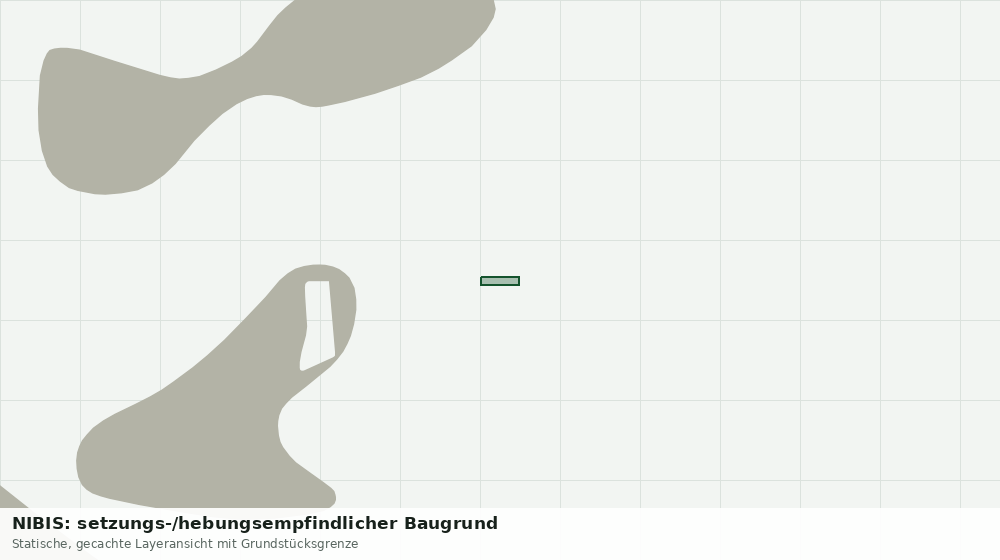 Statische Kartenansicht: NIBIS: setzungs-/hebungsempfindlicher Baugrund