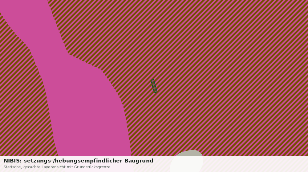 Statische Kartenansicht: NIBIS: setzungs-/hebungsempfindlicher Baugrund