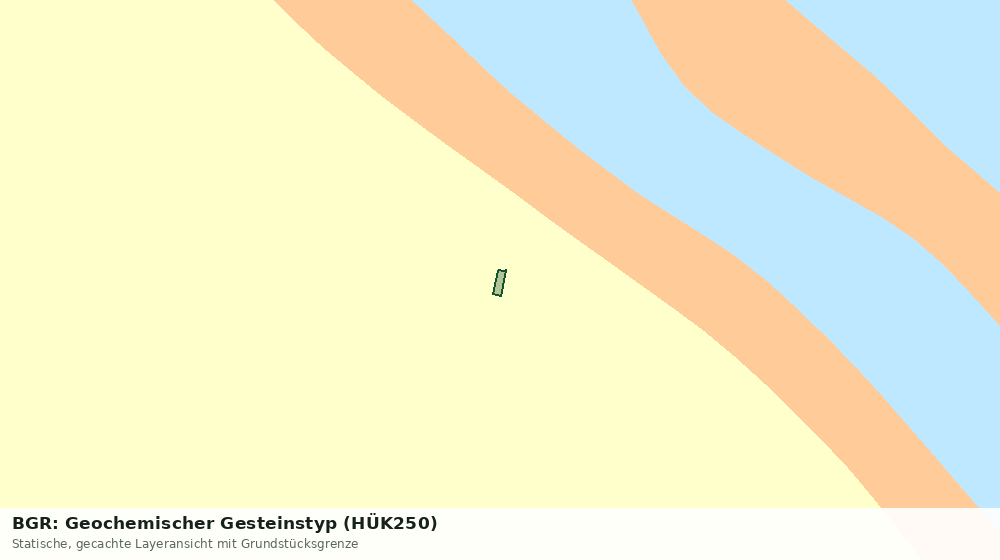 Statische Kartenansicht: BGR: Geochemischer Gesteinstyp (HÜK250)