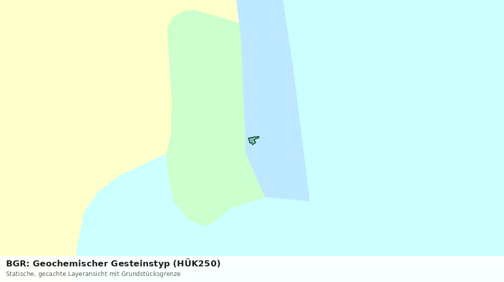 Statische Kartenansicht: BGR: Geochemischer Gesteinstyp (HÜK250)