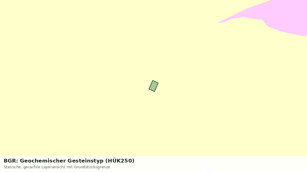 Statische Kartenansicht: BGR: Geochemischer Gesteinstyp (HÜK250)