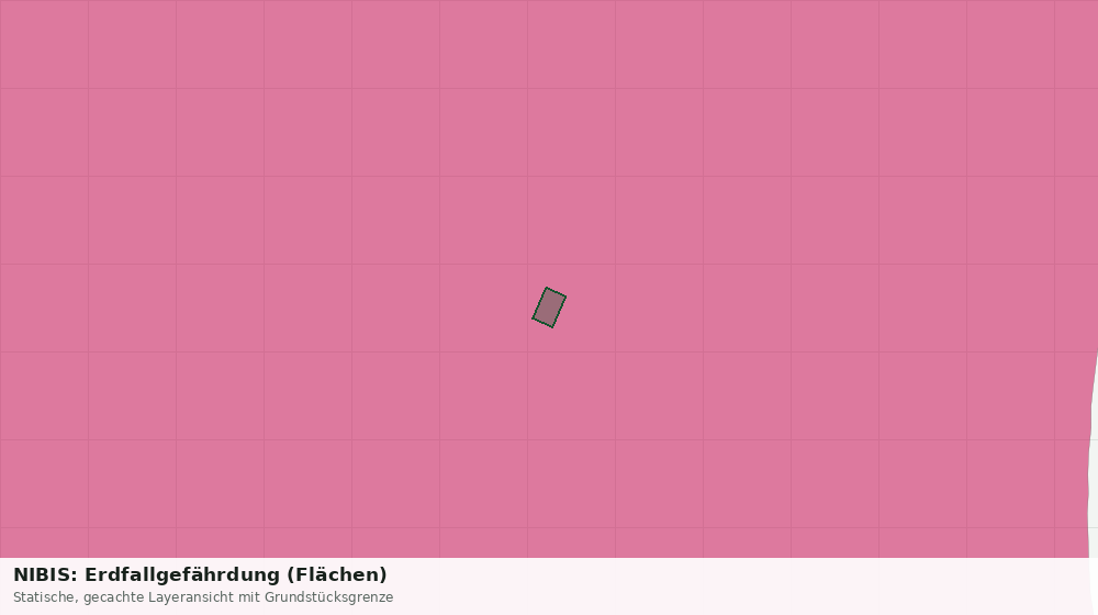 Statische Kartenansicht: NIBIS: Erdfallgefährdung (Flächen)