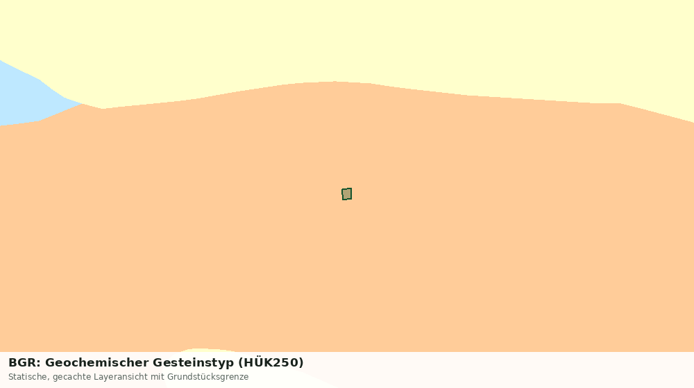 Statische Kartenansicht: BGR: Geochemischer Gesteinstyp (HÜK250)