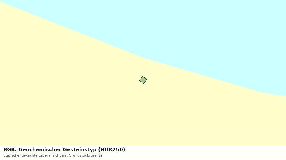 Statische Kartenansicht: BGR: Geochemischer Gesteinstyp (HÜK250)