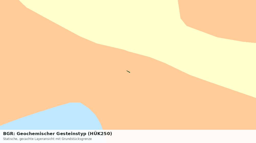 Statische Kartenansicht: BGR: Geochemischer Gesteinstyp (HÜK250)