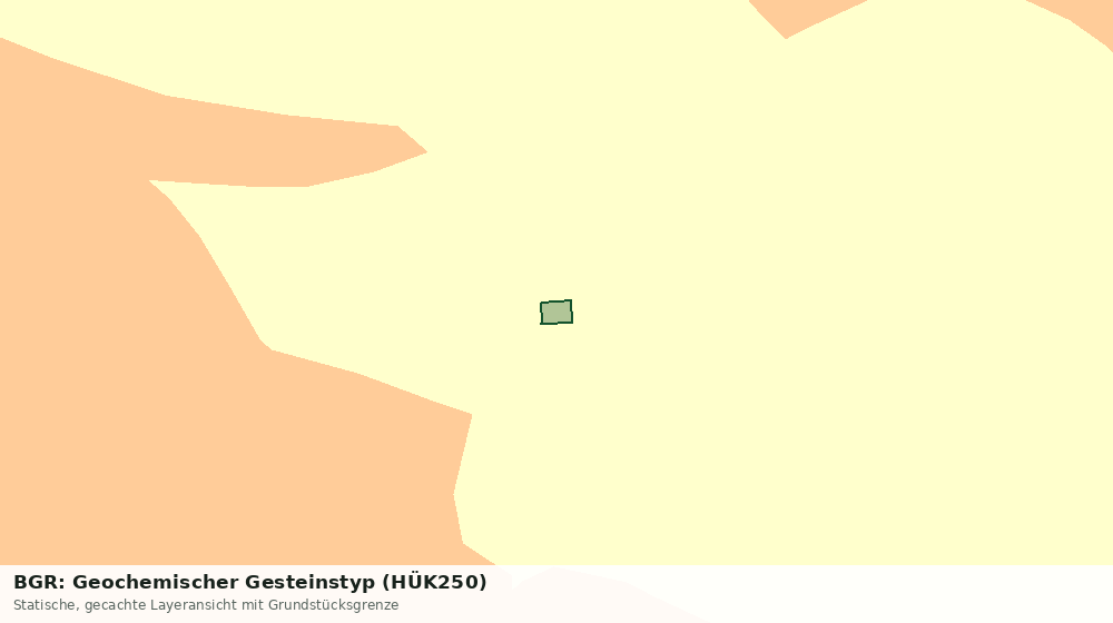 Statische Kartenansicht: BGR: Geochemischer Gesteinstyp (HÜK250)