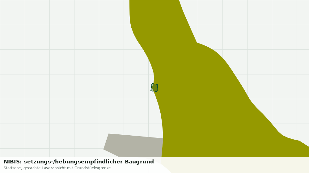 Statische Kartenansicht: NIBIS: setzungs-/hebungsempfindlicher Baugrund