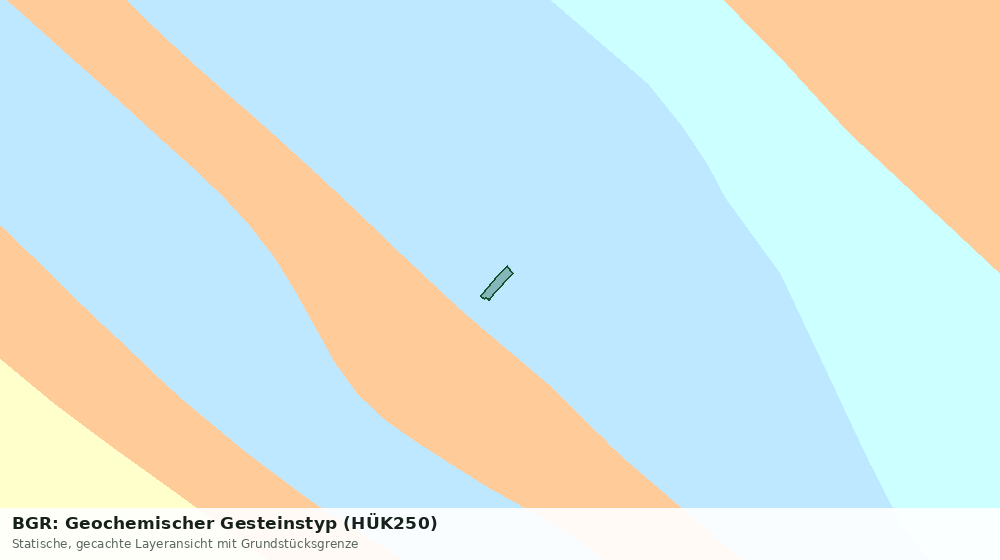 Statische Kartenansicht: BGR: Geochemischer Gesteinstyp (HÜK250)