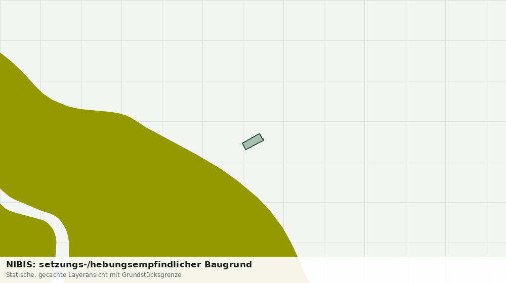 Statische Kartenansicht: NIBIS: setzungs-/hebungsempfindlicher Baugrund