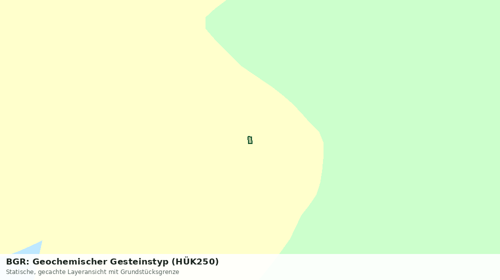 Statische Kartenansicht: BGR: Geochemischer Gesteinstyp (HÜK250)