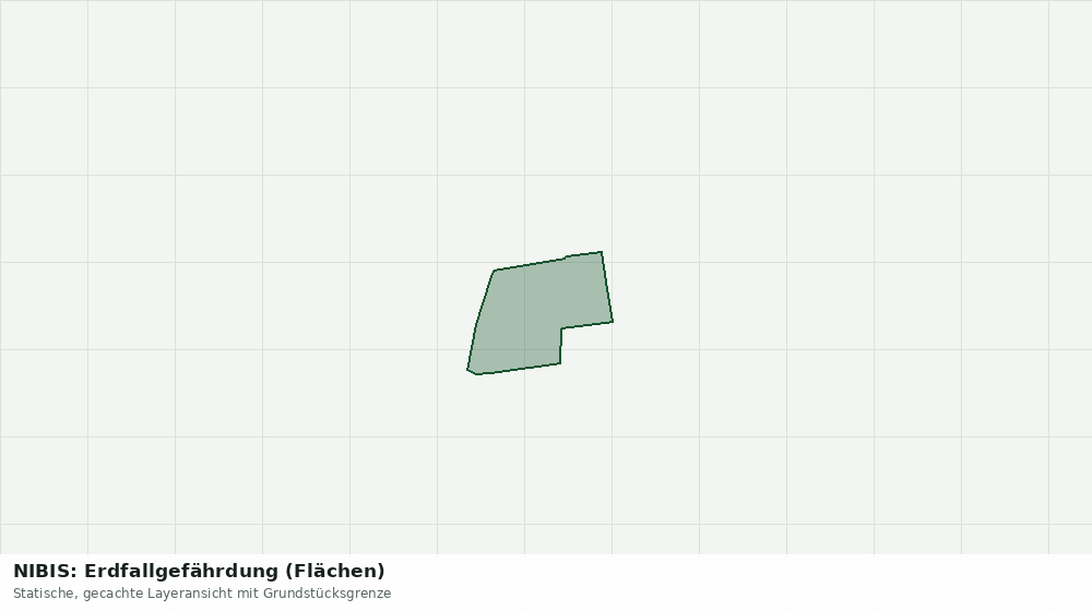 Statische Kartenansicht: NIBIS: Erdfallgefährdung (Flächen)
