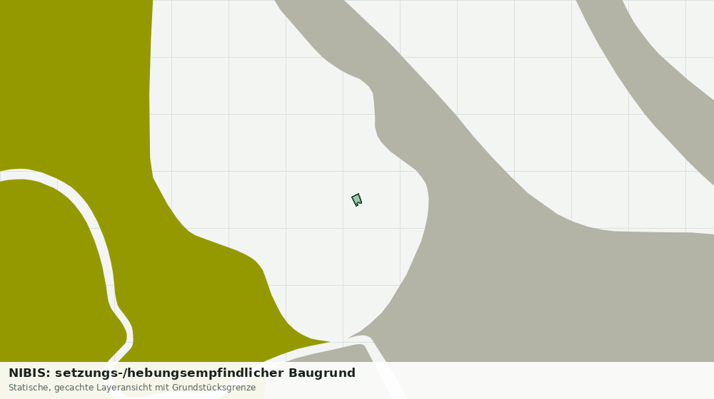 Statische Kartenansicht: NIBIS: setzungs-/hebungsempfindlicher Baugrund