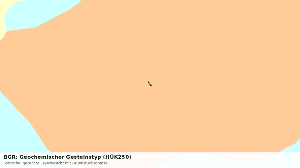 Statische Kartenansicht: BGR: Geochemischer Gesteinstyp (HÜK250)