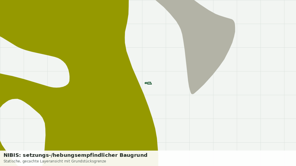 Statische Kartenansicht: NIBIS: setzungs-/hebungsempfindlicher Baugrund