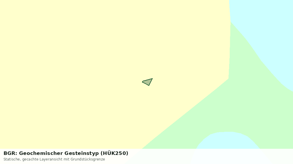 Statische Kartenansicht: BGR: Geochemischer Gesteinstyp (HÜK250)