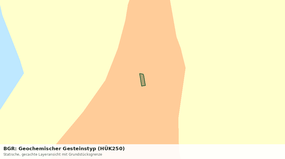 Statische Kartenansicht: BGR: Geochemischer Gesteinstyp (HÜK250)