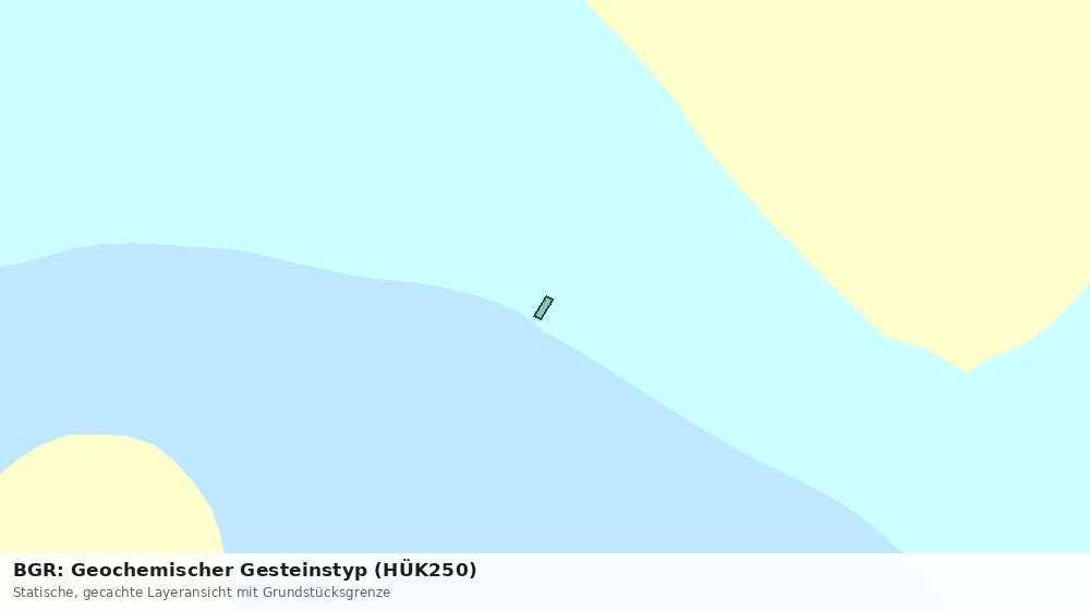 Statische Kartenansicht: BGR: Geochemischer Gesteinstyp (HÜK250)