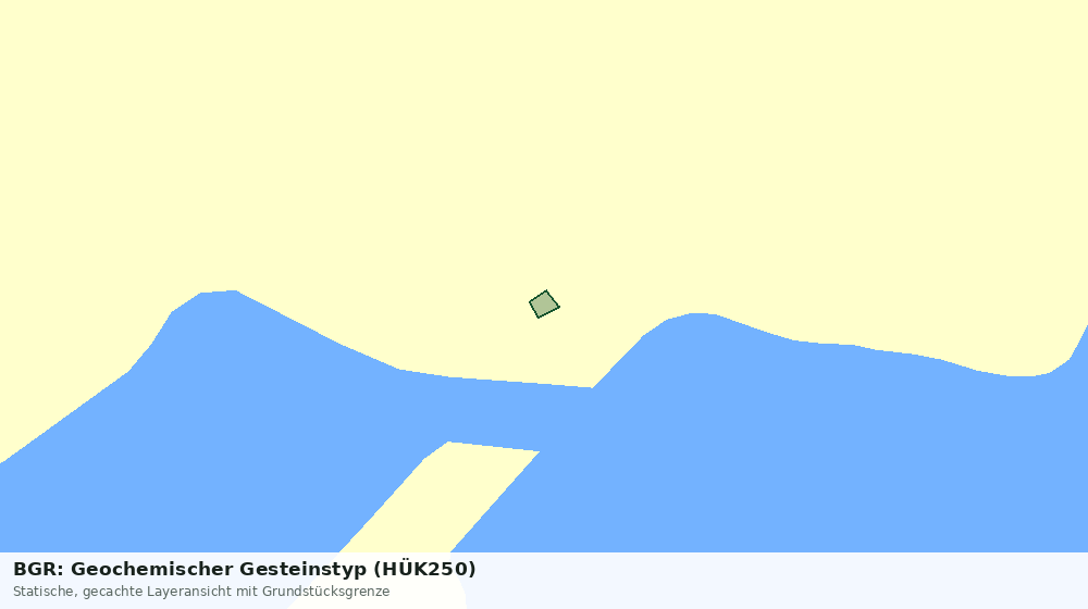 Statische Kartenansicht: BGR: Geochemischer Gesteinstyp (HÜK250)