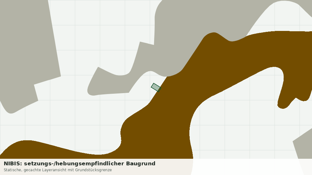 Statische Kartenansicht: NIBIS: setzungs-/hebungsempfindlicher Baugrund