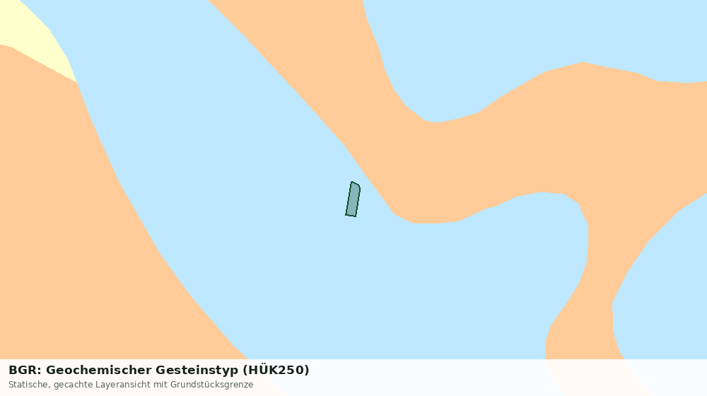 Statische Kartenansicht: BGR: Geochemischer Gesteinstyp (HÜK250)