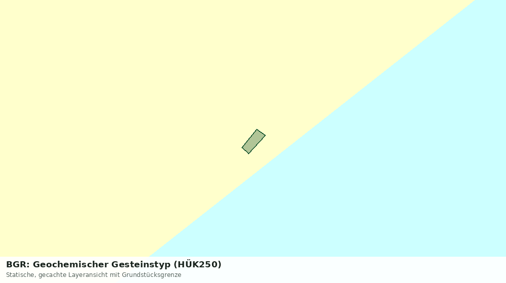 Statische Kartenansicht: BGR: Geochemischer Gesteinstyp (HÜK250)