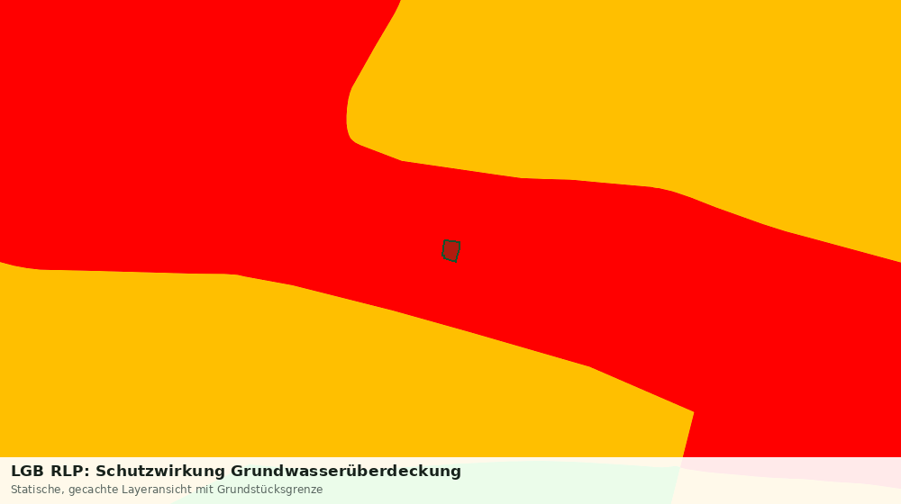 Statische Kartenansicht: LGB RLP: Schutzwirkung Grundwasserüberdeckung