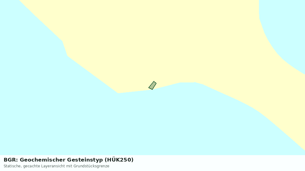 Statische Kartenansicht: BGR: Geochemischer Gesteinstyp (HÜK250)
