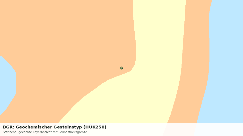 Statische Kartenansicht: BGR: Geochemischer Gesteinstyp (HÜK250)